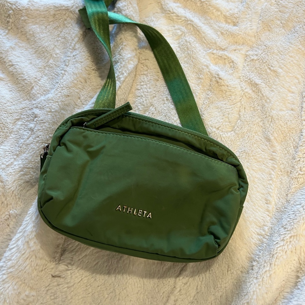 Athleta Olive Green Crossbody Bag